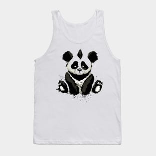 cool panda Tank Top